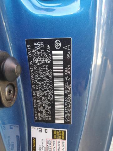 JTKJF5C70GJ018083 - 2016 TOYOTA SCION TC 蓝色 照片 13