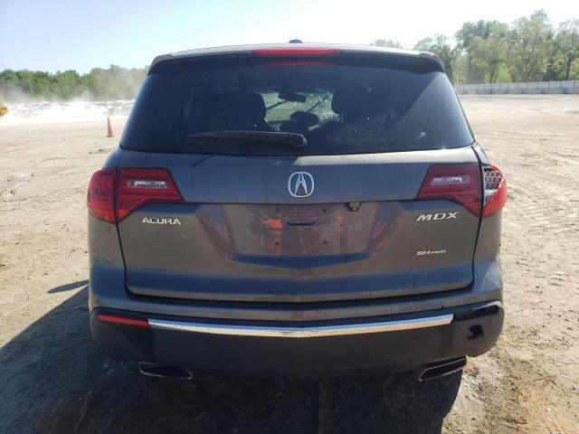 2HNYD2H61AH525846 - 2010 ACURA MDX TECHNOLOGY GRAY photo 6