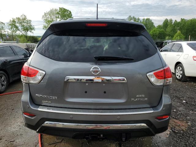 5N1AR2MM8FC670658 - 2015 NISSAN PATHFINDER S GRAY photo 6