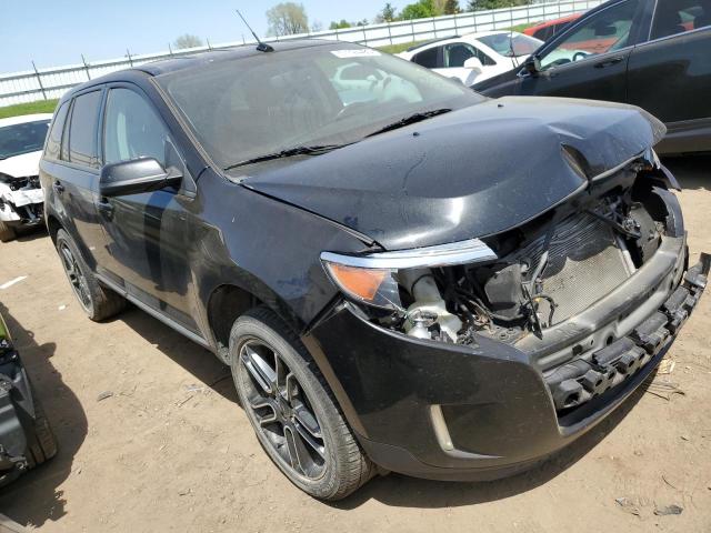 2FMDK3JC8DBC32268 - 2013 FORD EDGE SEL BLACK photo 4