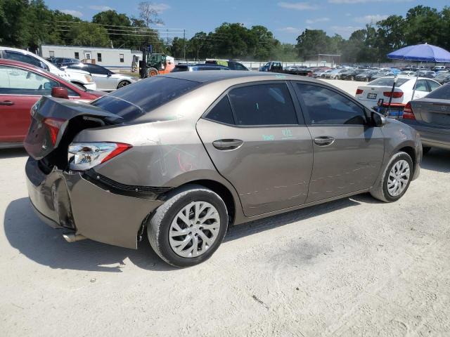 5YFBURHEXHP720134 - 2017 TOYOTA COROLLA L GRAY photo 3