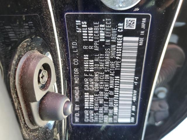 JHMFC1F78JX021326 - 2018 HONDA CIVIC EXL 黑色 照片 12