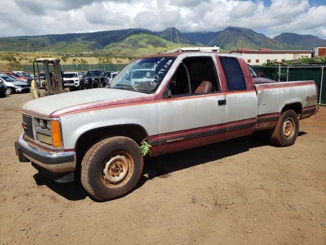 2GTEK19KXK1556866 - 1989 GMC SIERRA K1500 BURGUNDY photo 1