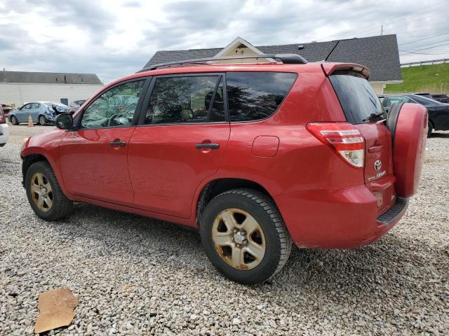 2T3ZF4DV6AW034587 - 2010 TOYOTA RAV4 RED photo 2