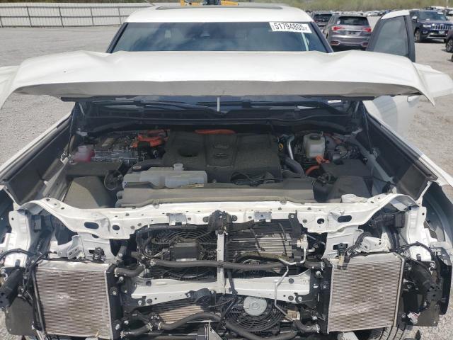 5TFNC5AB8RX003128 - 2024 TOYOTA TUNDRA CREWMAX PLATINUM Ақ фото 11