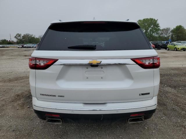 1GNEVJKW5JJ269094 - 2018 CHEVROLET TRAVERSE PREMIER WHITE photo 6