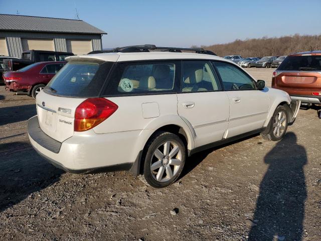 4S4BP62C367303235 - 2006 SUBARU LEGACY OUTBACK 2.5I LIMITED WHITE photo 3