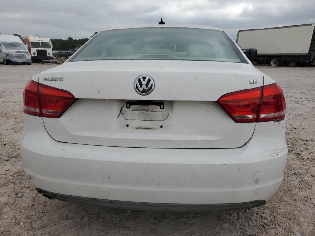 1VWBH7A39CC084600 - 2012 VOLKSWAGEN PASSAT SE WHITE photo 6