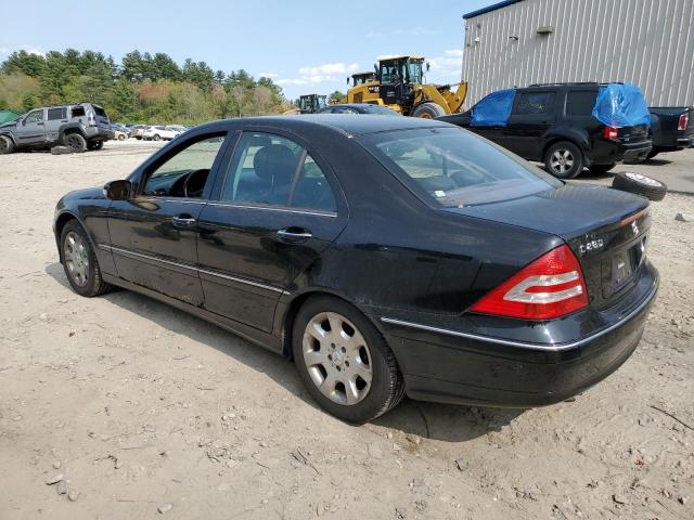 WDBRF92HX6F742777 - 2006 MERCEDES-BENZ C 280 4MATIC BLACK photo 2