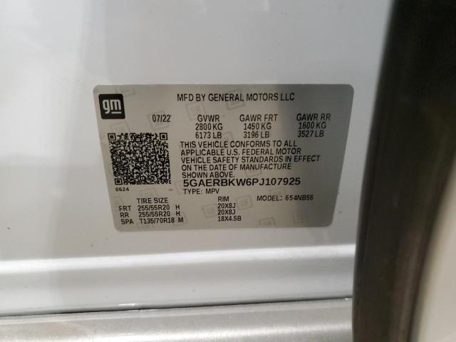 5GAERBKW6PJ107925 - 2023 BUICK ENCLAVE ESSENCE 白色 照片 13