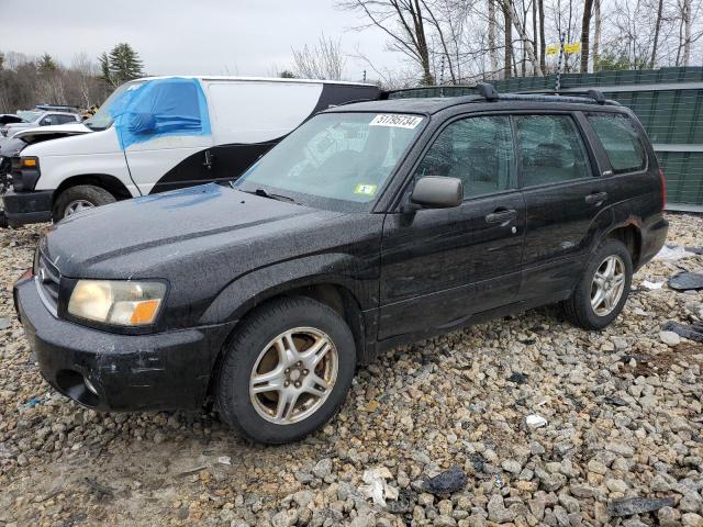 JF1SG65613H733884 - 2003 SUBARU FORESTER 2.5XS შავი ფოტო 1