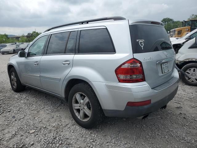 4JGBF71E57A223810 - 2007 MERCEDES-BENZ GL 450 4MATIC SILVER photo 2