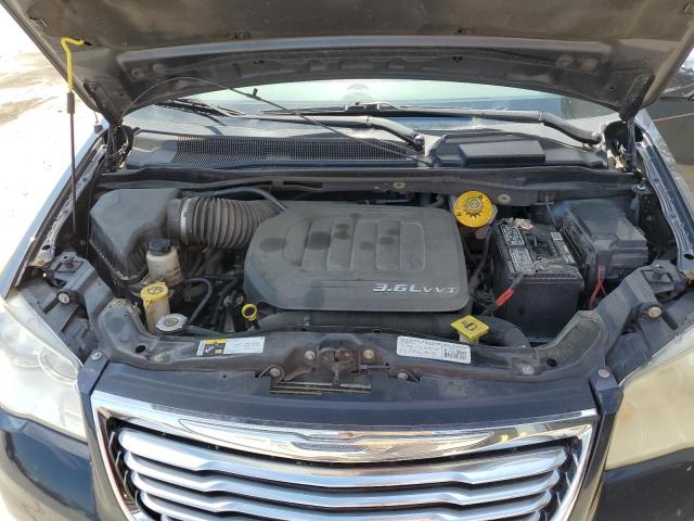 2C4RC1CG3ER248530 - 2014 CHRYSLER TOWN & COU TOURING L GREEN photo 12