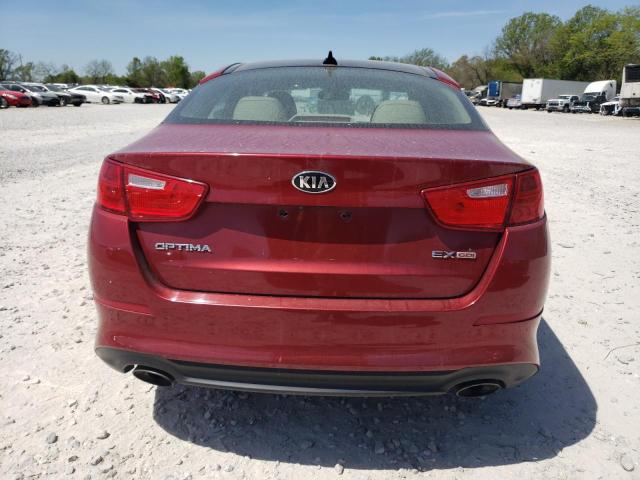 5XXGN4A71FG451061 - 2015 KIA OPTIMA EX RED photo 6