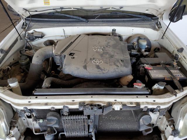 5TBRU341X6S463486 - 2006 TOYOTA TUNDRA ACCESS CAB SR5 WHITE photo 11