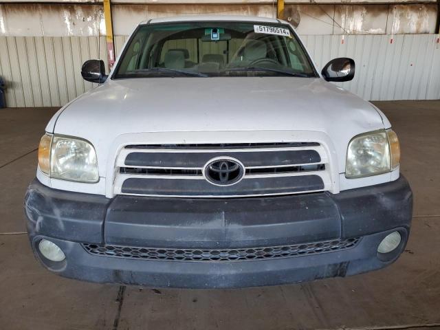 5TBRU341X6S463486 - 2006 TOYOTA TUNDRA ACCESS CAB SR5 WHITE photo 5