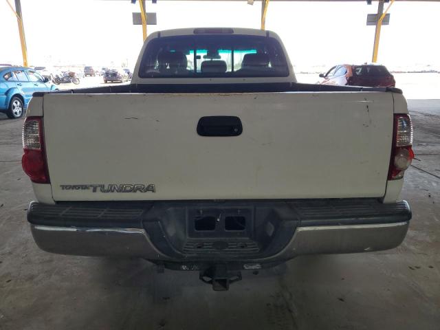 5TBRU341X6S463486 - 2006 TOYOTA TUNDRA ACCESS CAB SR5 WHITE photo 6