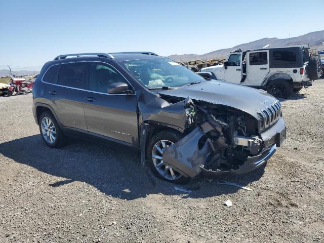 1C4PJLDBXEW313649 - 2014 JEEP CHEROKEE LIMITED GRAY photo 4