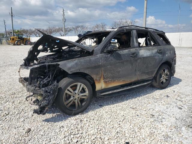 4JGDA5HB1EA300418 - 2014 MERCEDES-BENZ ML 350 4MATIC WHITE photo 1