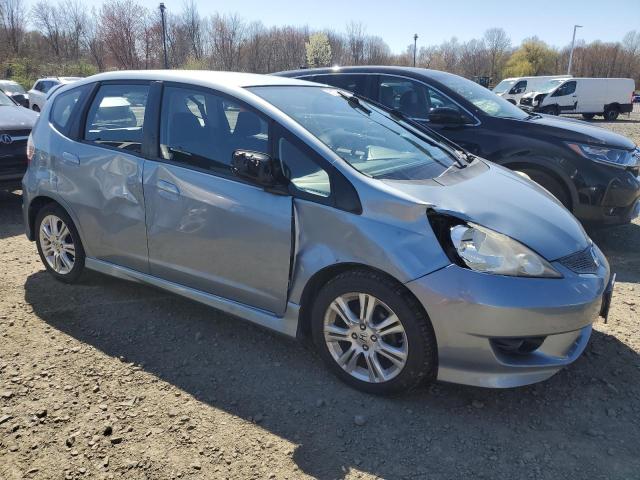 JHMGE8H58BC013884 - 2011 HONDA FIT SPORT BLUE photo 4