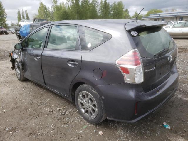 JTDZN3EU2GJ051963 - 2016 TOYOTA PRIUS V GRAY photo 2