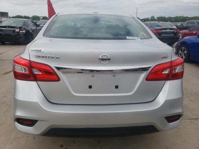 3N1AB7AP9KY454326 - 2019 NISSAN SENTRA S SILVER photo 6