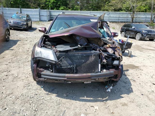 2HNYD2H63AH526805 - 2010 ACURA MDX TECHNOLOGY RED photo 5