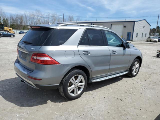 4JGDA5HB6FA577048 - 2015 MERCEDES-BENZ ML 350 4MATIC GRAY photo 3
