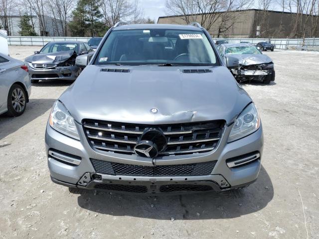 4JGDA5HB6FA577048 - 2015 MERCEDES-BENZ ML 350 4MATIC GRAY photo 5