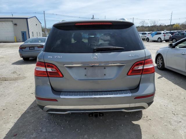 4JGDA5HB6FA577048 - 2015 MERCEDES-BENZ ML 350 4MATIC GRAY photo 6