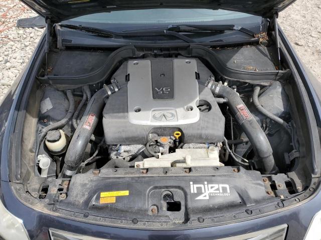 JNKBV61F48M277110 - 2008 INFINITI G35 GRAY photo 11