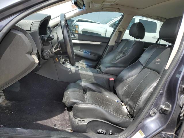 JNKBV61F48M277110 - 2008 INFINITI G35 GRAY photo 7