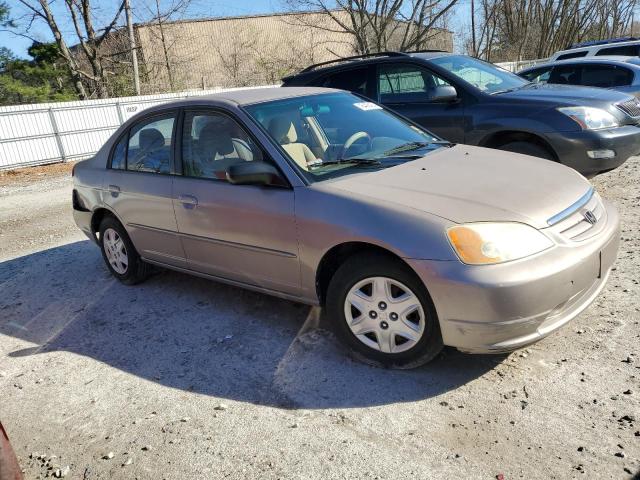 2HGES16523H606507 - 2003 HONDA CIVIC LX TAN photo 4