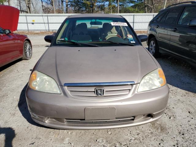 2HGES16523H606507 - 2003 HONDA CIVIC LX TAN photo 5