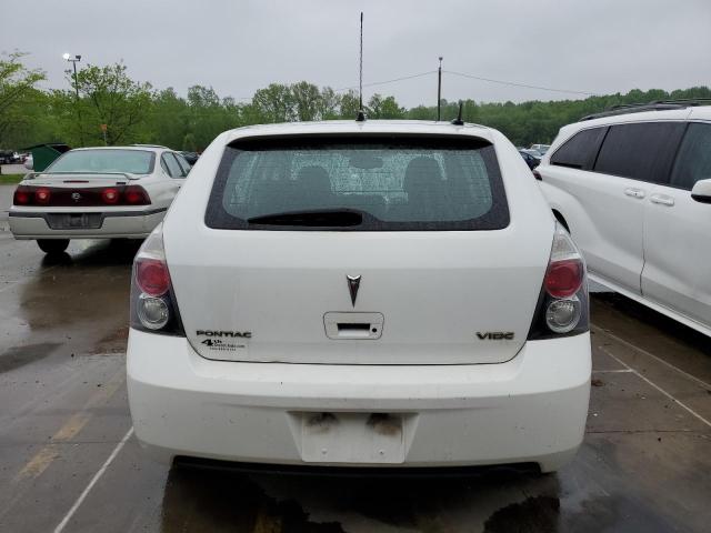 5Y2SP6E82AZ412312 - 2010 PONTIAC VIBE WHITE photo 6