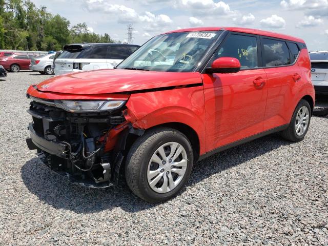 KNDJ23AU2N7185927 - 2022 KIA SOUL LX RED photo 1