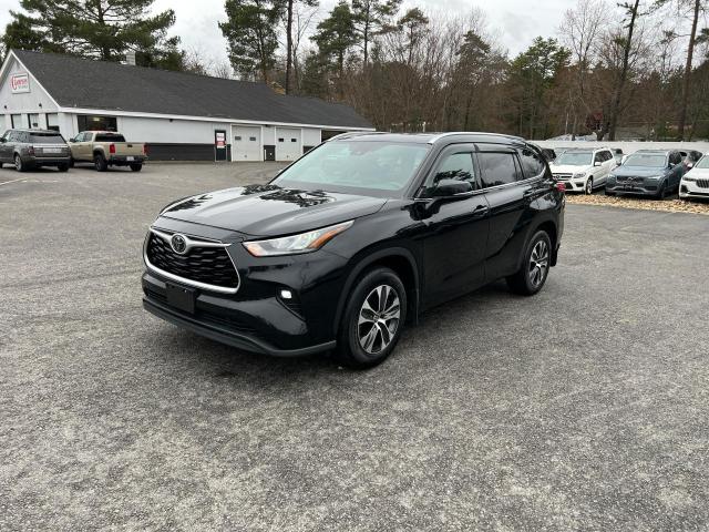 5TDGZRAH4LS502735 - 2020 TOYOTA HIGHLANDER XLE BLACK photo 1