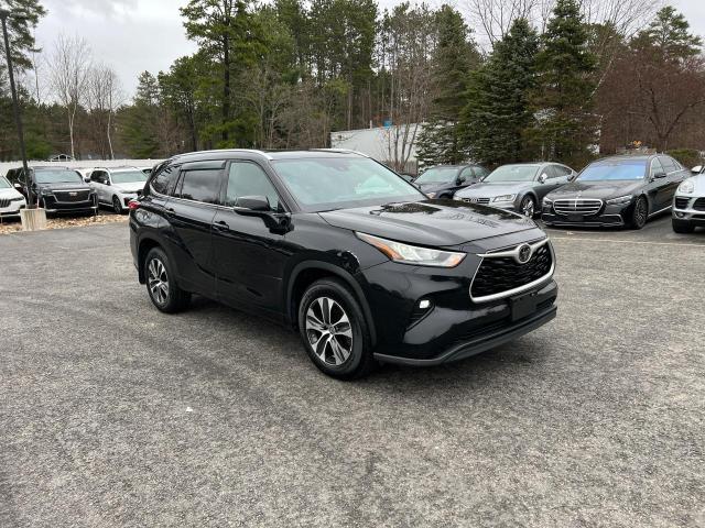 5TDGZRAH4LS502735 - 2020 TOYOTA HIGHLANDER XLE BLACK photo 2