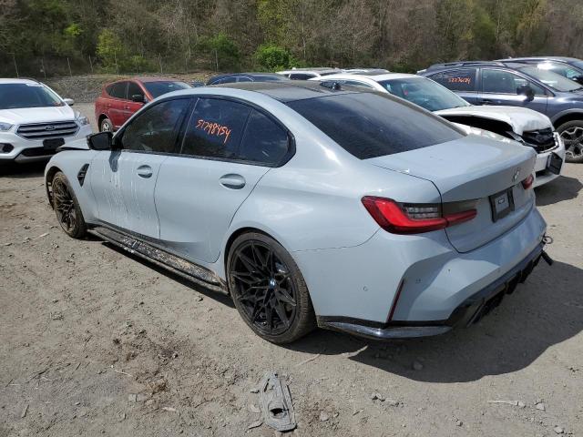 WBS53AY03PFP47633 - 2023 BMW M3 GRAY photo 2