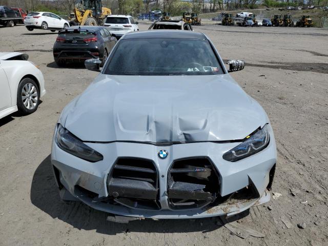 WBS53AY03PFP47633 - 2023 BMW M3 GRAY photo 5