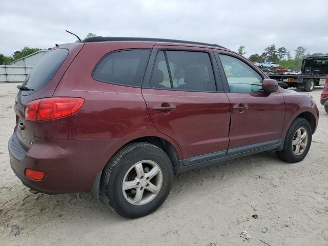 5NMSG13D88H159434 - 2008 HYUNDAI SANTA FE GLS BURGUNDY photo 3