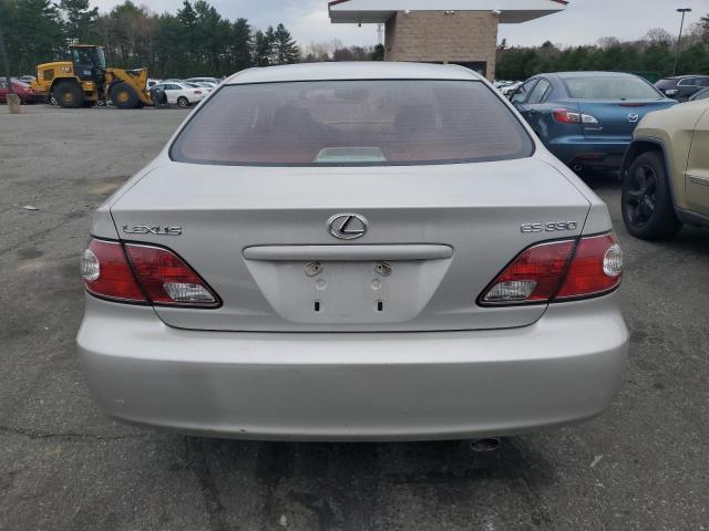 JTHBA30G445024331 - 2004 LEXUS ES 330 SILVER photo 6