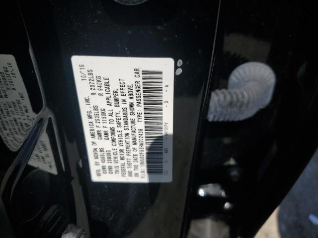 19UUB2F53HA002438 - 2017 ACURA TLX TECH BLACK photo 12