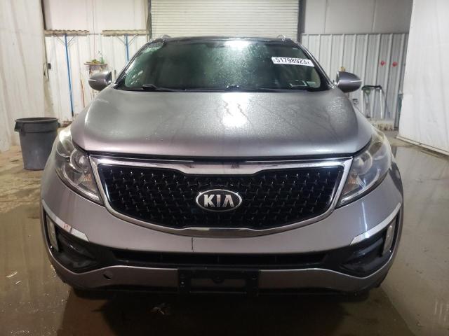 KNDPCCAC1E7611914 - 2014 KIA SPORTAGE EX GRAY photo 5