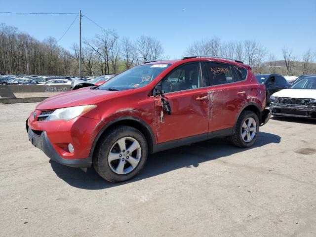 2T3RFREVXDW001379 - 2013 TOYOTA RAV4 XLE RED photo 1