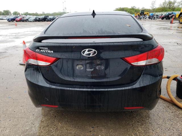 KMHDH4AE1DU861158 - 2013 HYUNDAI ELANTRA GLS BLACK photo 6