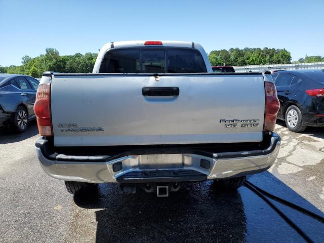 5TEJU62N16Z219059 - 2006 TOYOTA TACOMA DOUBLE CAB PRERUNNER SILVER photo 6