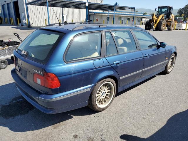 WBADR6344YGN91393 - 2000 BMW 540 IT AUTOMATIC BLUE photo 3