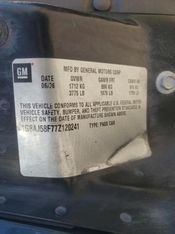 1G8AJ58F77Z120241 - 2007 SATURN ION LEVEL 2 蓝色 照片 12