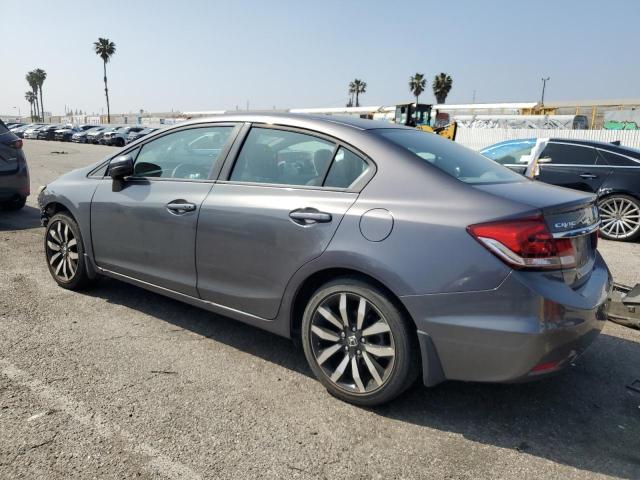 19XFB2F90EE247250 - 2014 HONDA CIVIC EXL GRAY photo 2